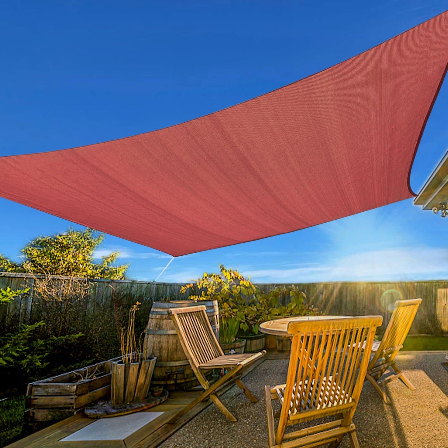 Prohibited From Sale On Amazon XISHAN 12'X16' Turquoise,Dark Grey,Light Grey,Rust Red,Scarlet,Sand,Beige HDPE Sunshade Sail, 160 Grams