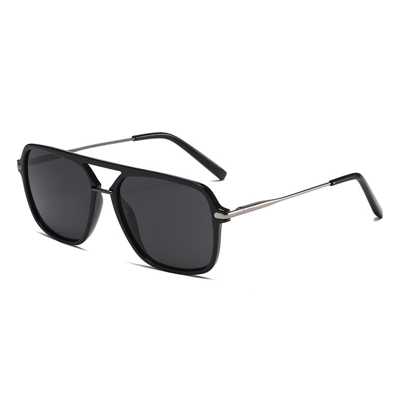 Classic Dual-Beam Sunglasses Mens Fashion Sunglasses