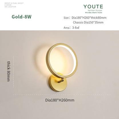 Aisle Corridor Entrance Modern Led Wall Lamp