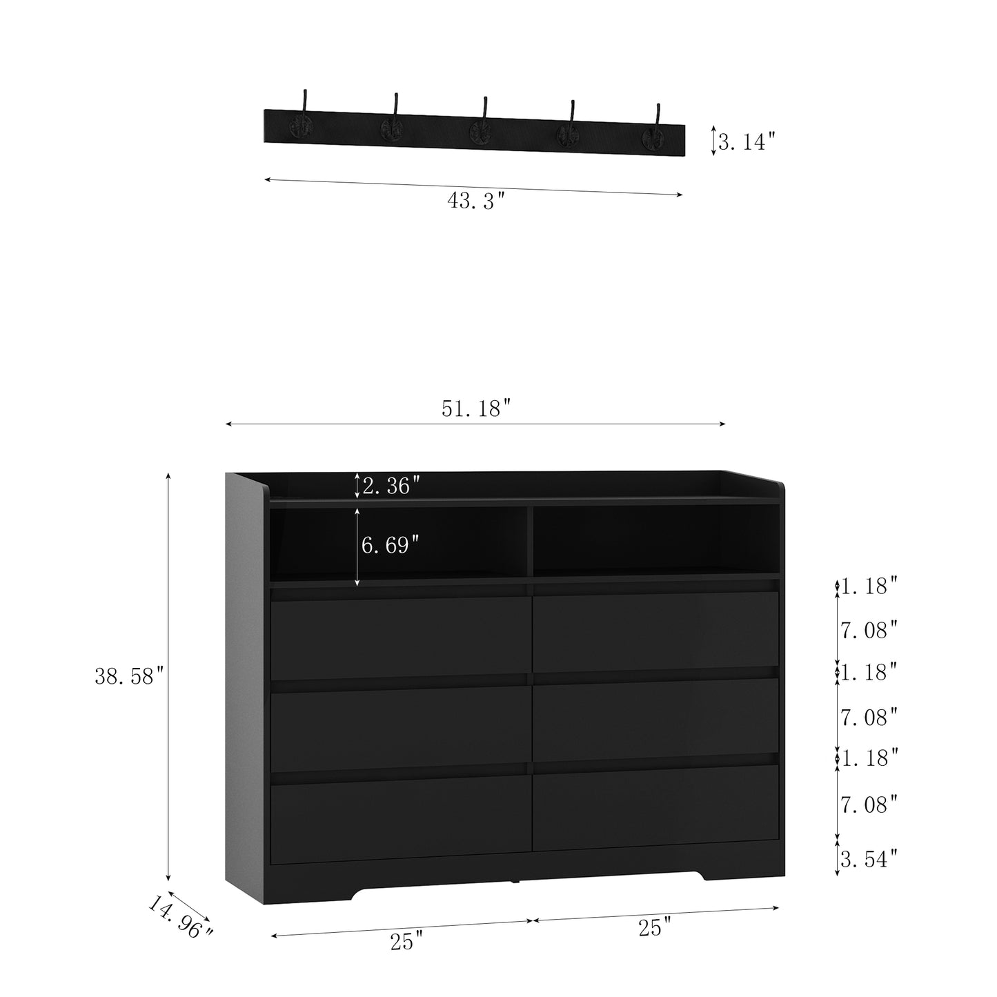 Living Room Sideboard Storage Cabinet,drawer Cabinet
