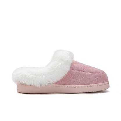 Fluffy Home Warm Non Slip Cotton Slippers