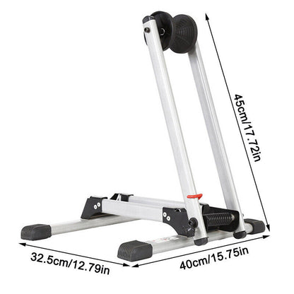 Folding BIKE STAND Portable Bicycle Floor Ground Parking Holder Storage Rack