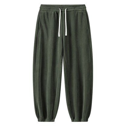 Winter Male Fleece-lined Track Pants
