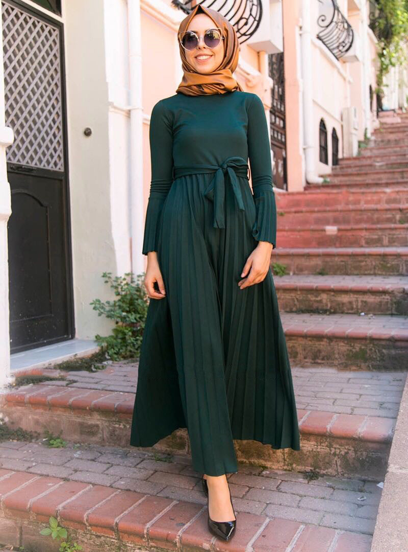 Long cardigan dress