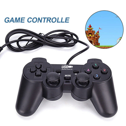 USB Wired Game Controller Gamepad Joystick Joypad For Laptop PC Computer Gaming