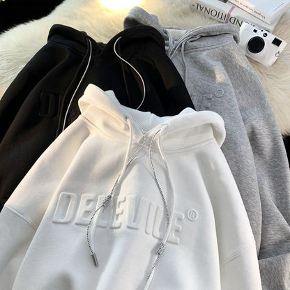 Ovsize Men's Hooded Fashion Brand American Style Loose Hoodie