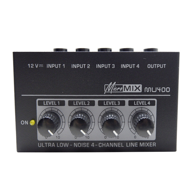 4-channel Audio Mixer Four-channel Mini Signal Mixer