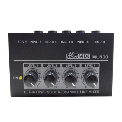 4-channel Audio Mixer Four-channel Mini Signal Mixer