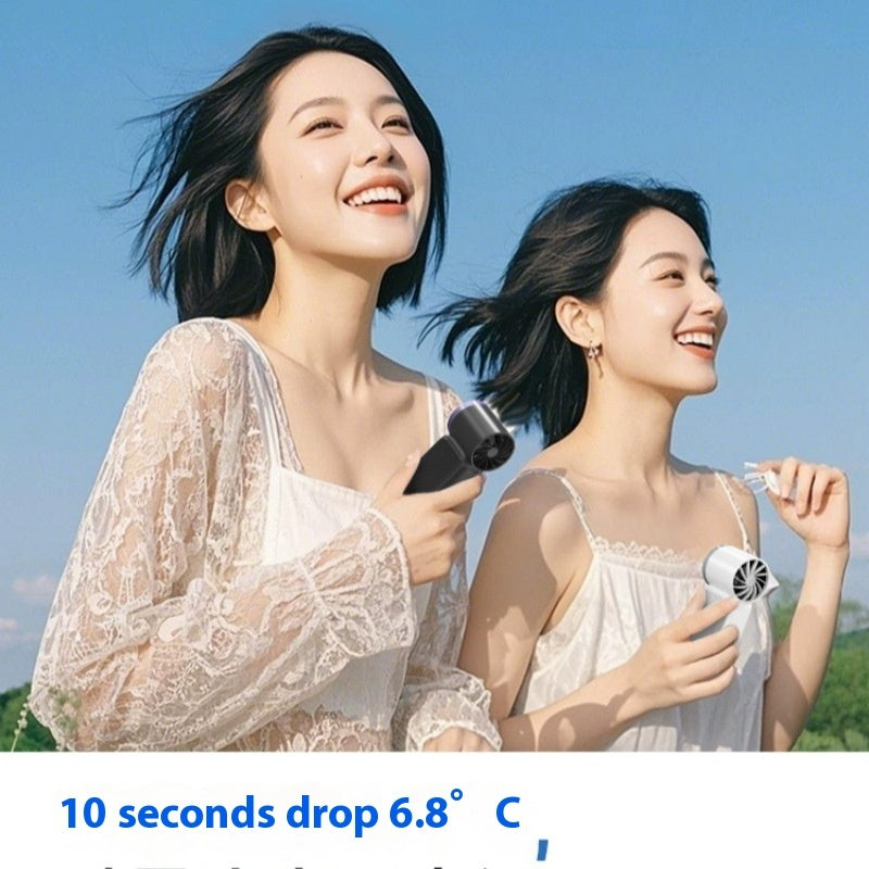 Outdoor Portable Usb Charging High Speed Digital Display Cooling Fan