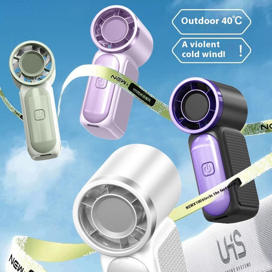 Outdoor Portable Usb Charging High Speed Digital Display Cooling Fan