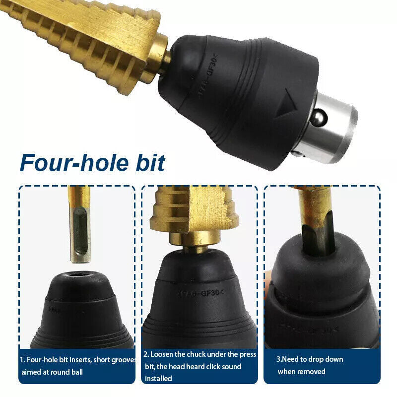 1 Set SDS Plus Drill Chuck Cover Replacement Fit For GBH2-26DFR Black