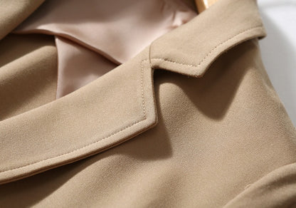 All-match Three-dimensional Cut One-button Small Suit Jacket Women