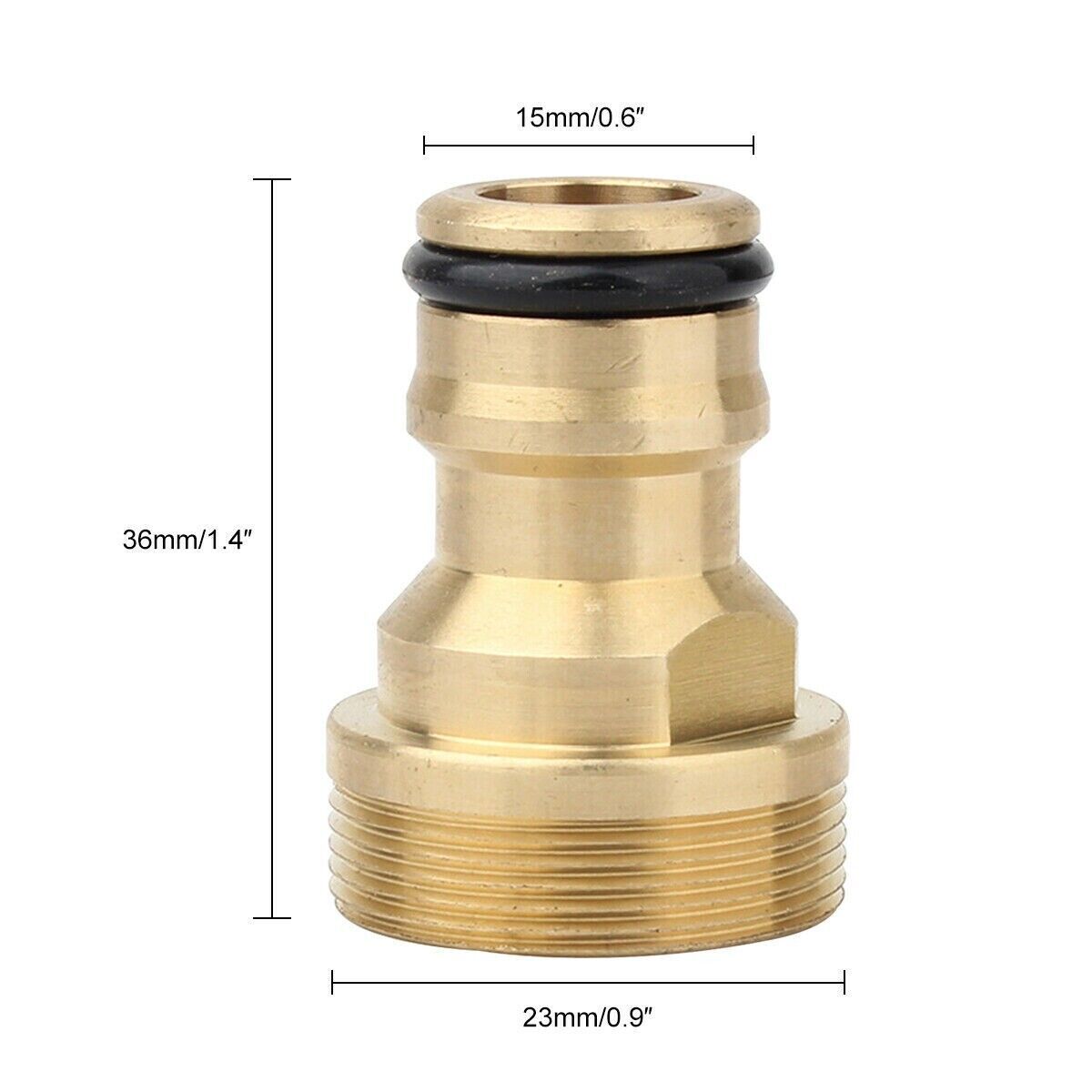 Universal Kitchen Tap Thread Connector Mixer Garden Hose Adaptor Faucet Fitting
