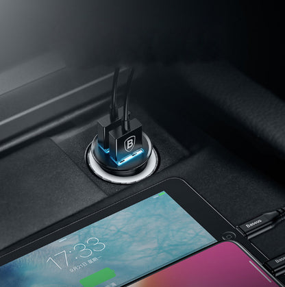 USB Smart Car Charger Fast Charging 4.8A Mobile Phone Charger