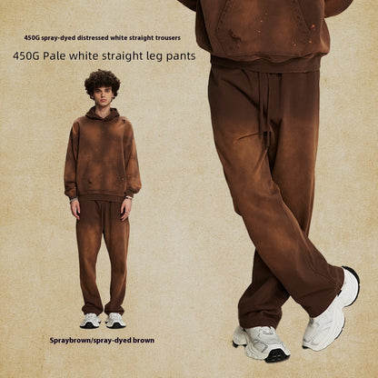 Straight Loose Street Retro Men's Trousers