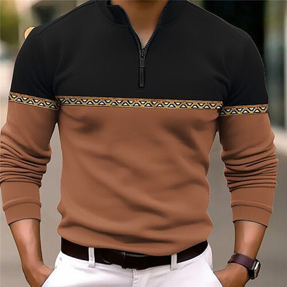 Autumn Men's Trendy Loose Lapel Sweater
