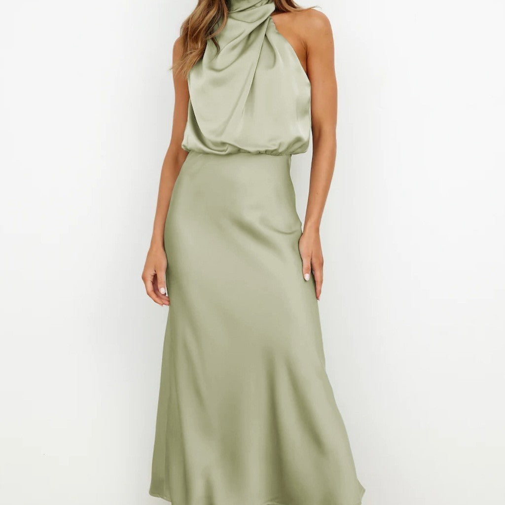 Summer Sleeveless Dress Ins Fashion Elegant Evening Party Club Clothing For Women