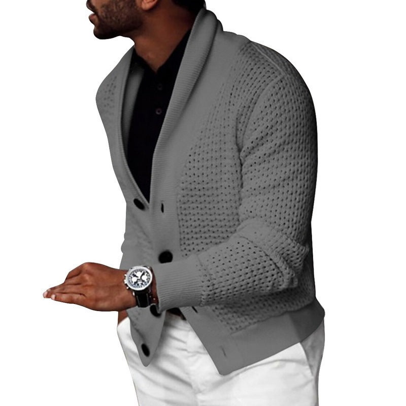 Men's cardigan sweater