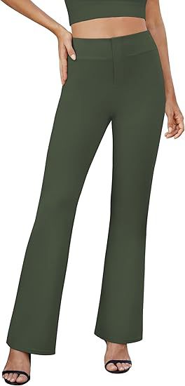 Business-casual High-waisted Stretch Trousers
