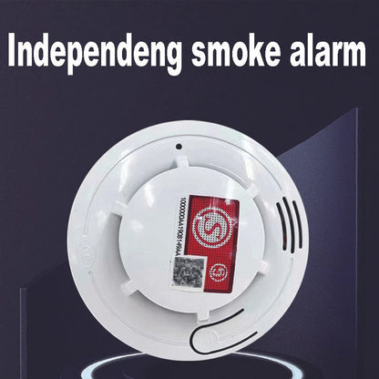 2 X Home Fire Alarm Smoke Detector Gas Sensor Twin Pack With Batteries