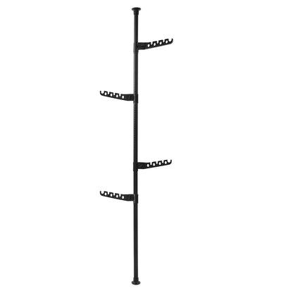 Extra Long Clothes Hanger With The Top Relying On The Ceiling And Nuclear Floor