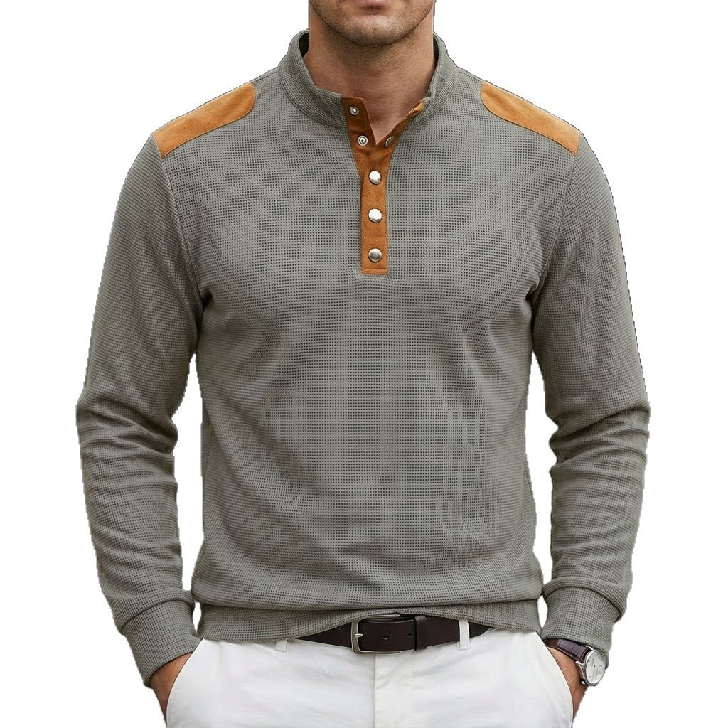 Solid-color Breathable Mens Casual Hoodie