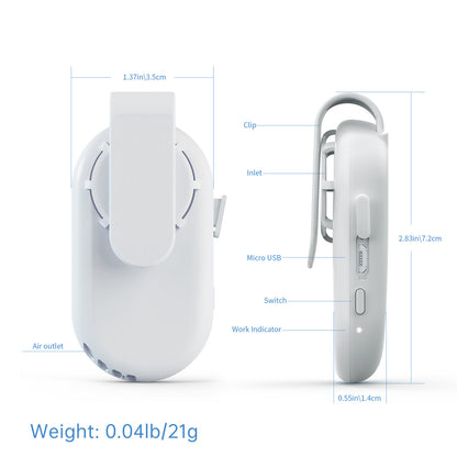 Factory Portable Mini USB Clip Charging Fan