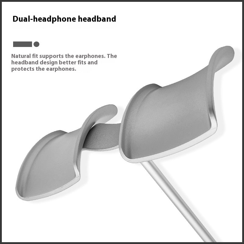 Desktop Double-hanging Ear Office Earphone Bracket