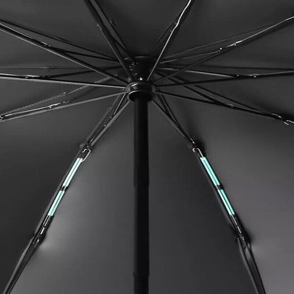Portable Strong Frame Umbrella Windproof Automatic Open Folding Compact 20Rods