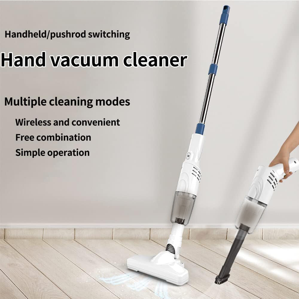 4 IN 1  Handheld  Vac Cordless Vacuum Cleaner Upright Lightweight & Box White UK