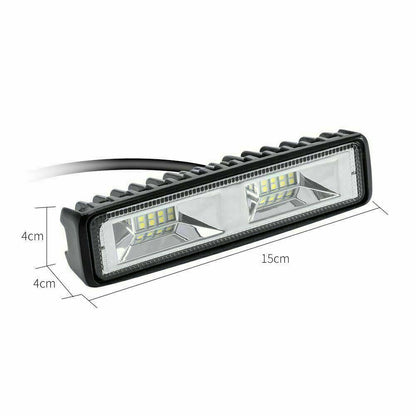2x 48W LED Work Light Bar Flood Spot Lights Driving Lamp Offroad Car SUV 12V UK