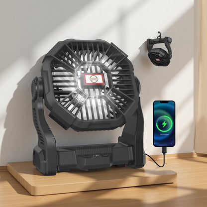 Outdoor Camping Portable Rechargeable Fan