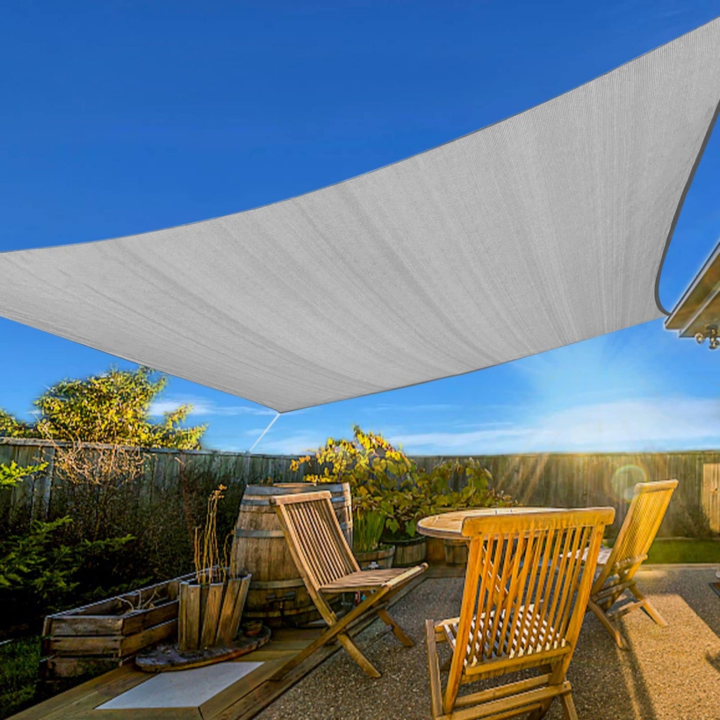 Prohibited From Sale On Amazon XISHAN 12'X16' Turquoise,Dark Grey,Light Grey,Rust Red,Scarlet,Sand,Beige HDPE Sunshade Sail, 160 Grams