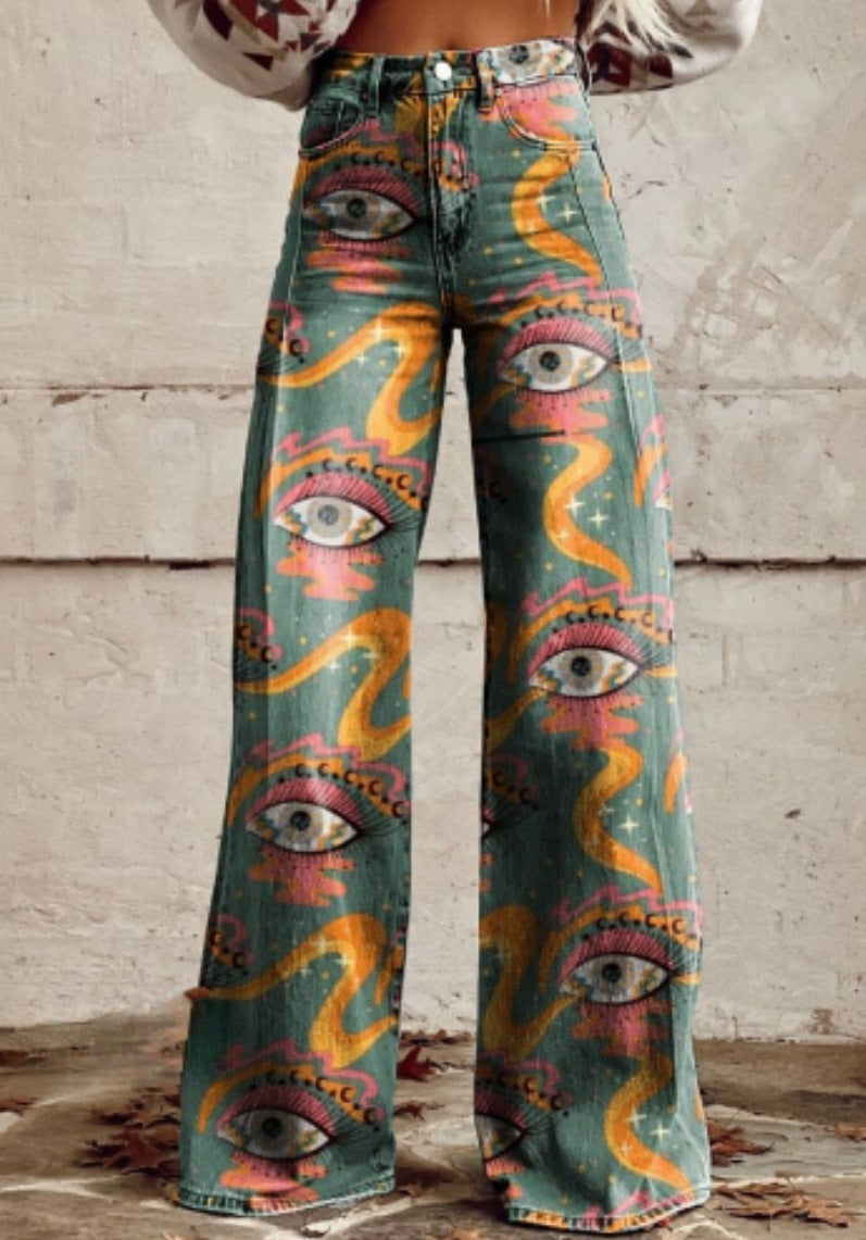 Hot Selling Plus Size Women's Casual Pants Thin Imitation Jeans