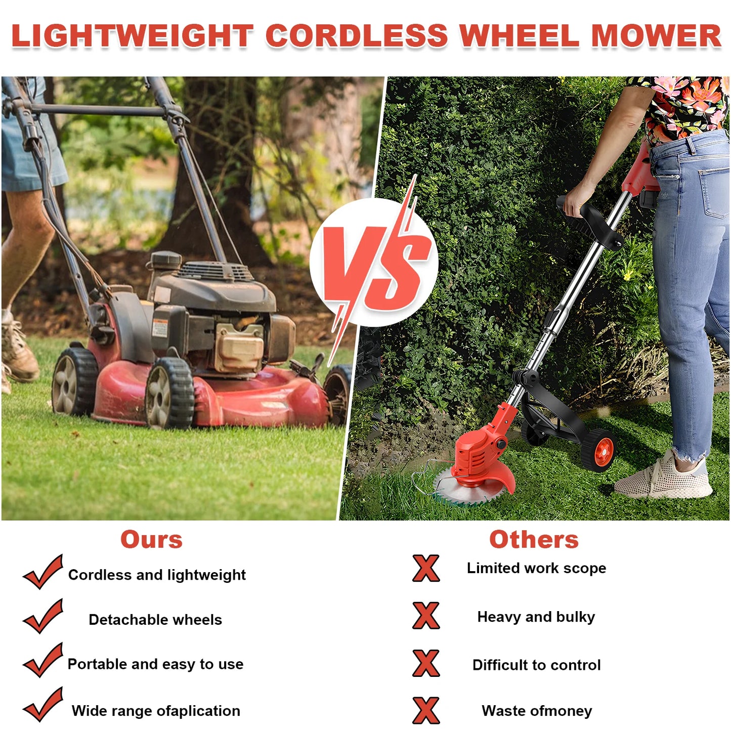 Premium Cordless Lawn Mower™