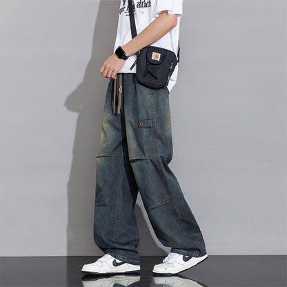 Men's Versatile Fashion Plus Size Casual Jeans