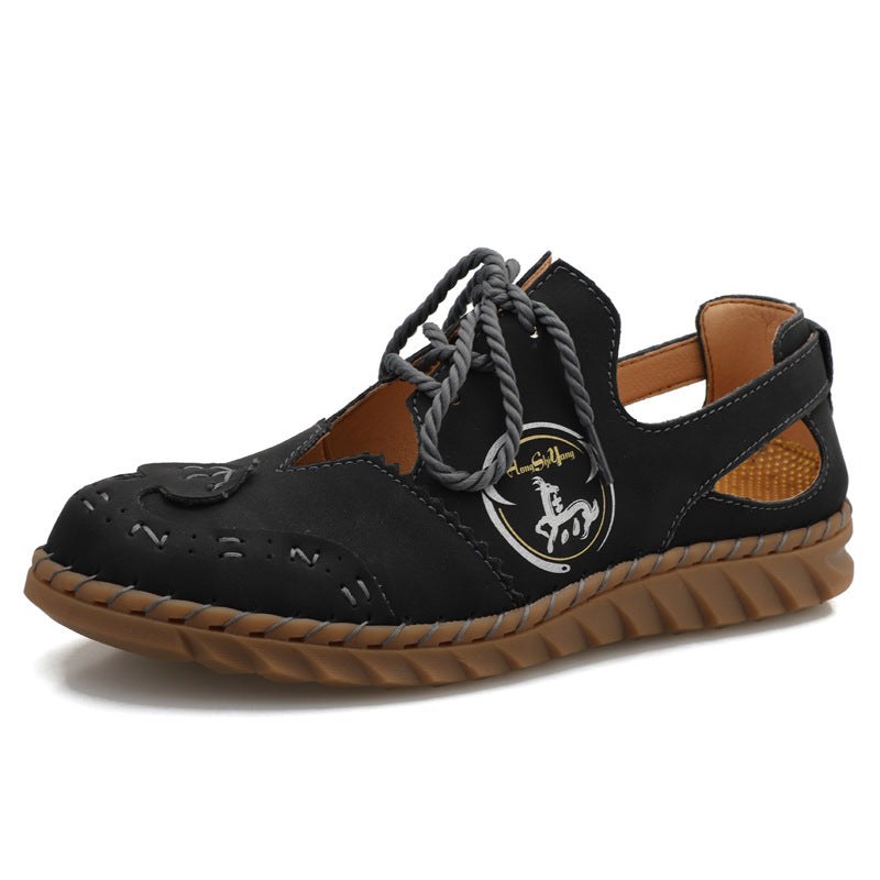 Plus Size Handmade Hollow Breathable Women's Sandals