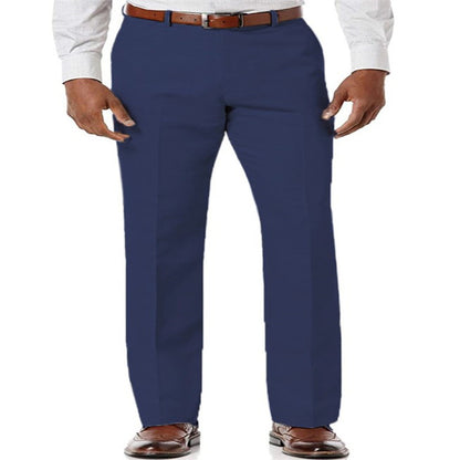 Men's Linen Slant Pockets Solid Color Breathable Trousers