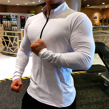 Sports Long-sleeved Men's Quick-drying High-elastic Tights