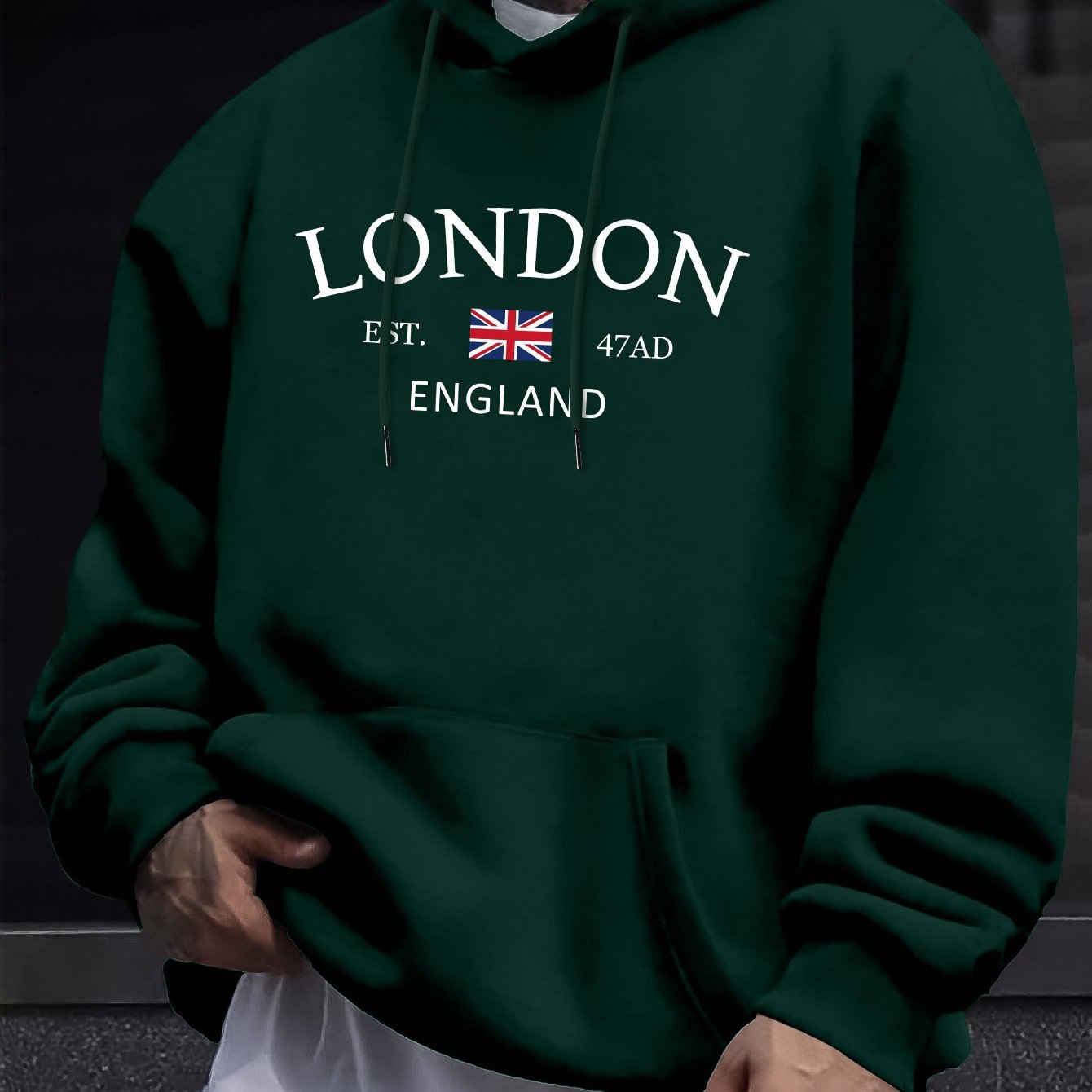 Fashion Personalized Printed Men's Hoodie Casual