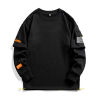 Men's Same Long Sleeve Round Neck Lazy Style Top Undershirt Sweater