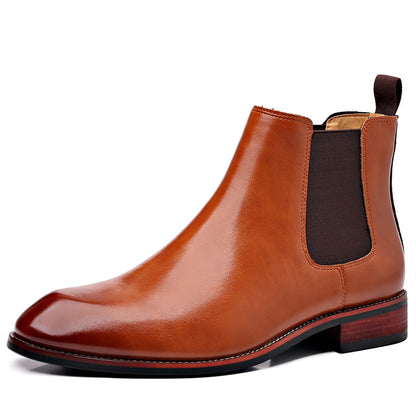 Chelsea Boots Men's Autumn Breathable Pointed Toe