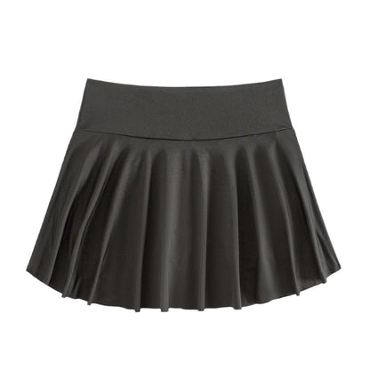 New With Shorts Sports Wicking Yoga Workout Slimming Short Skirt For Women