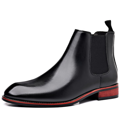 Chelsea Boots Men's Autumn Breathable Pointed Toe