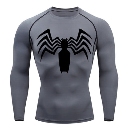 Men's And Women's Tight Quick Drying Clothes Sports Training Long Sleeve Tops