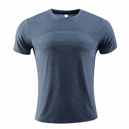 Running Breathable Sweat Absorbing Basketball Workout Exercise T-shirt