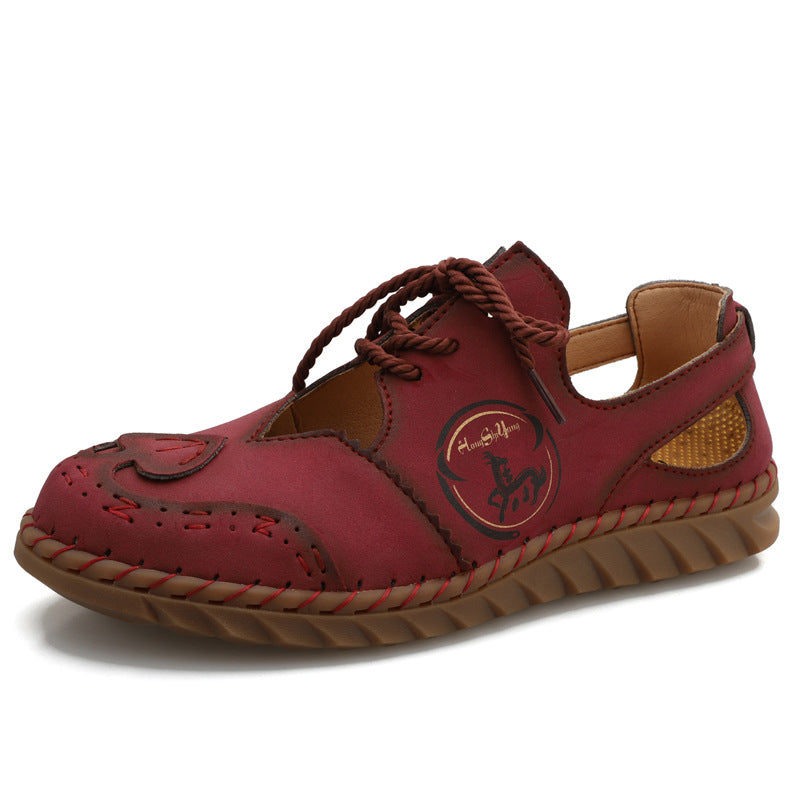 Plus Size Handmade Hollow Breathable Women's Sandals