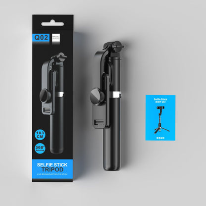 Selfie Stick Tripod Portable And Retractable Bluetooth