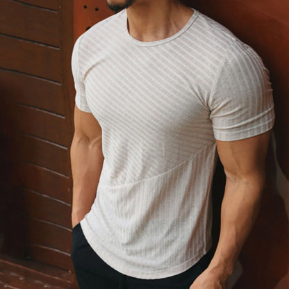 Men's Solid Color Casual Loose Short Sleeves