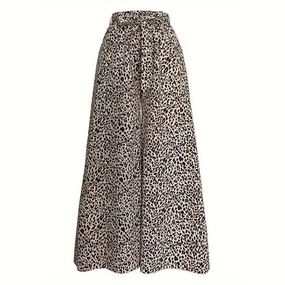 Stretch Slim Women Belt Bow Trousers